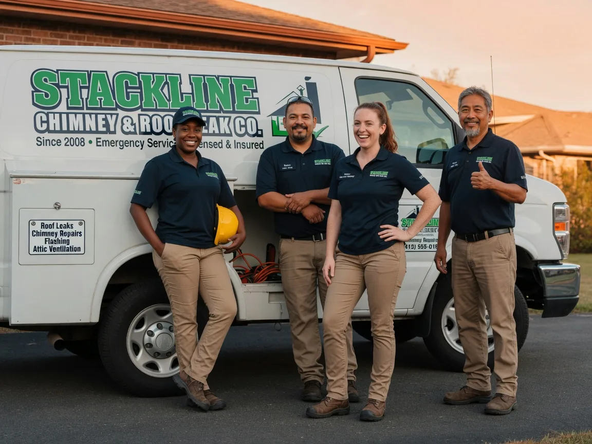 Chimney flashing repair company in Somerville, OH